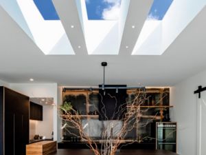 skylights in kitchen with nice interior in auckland